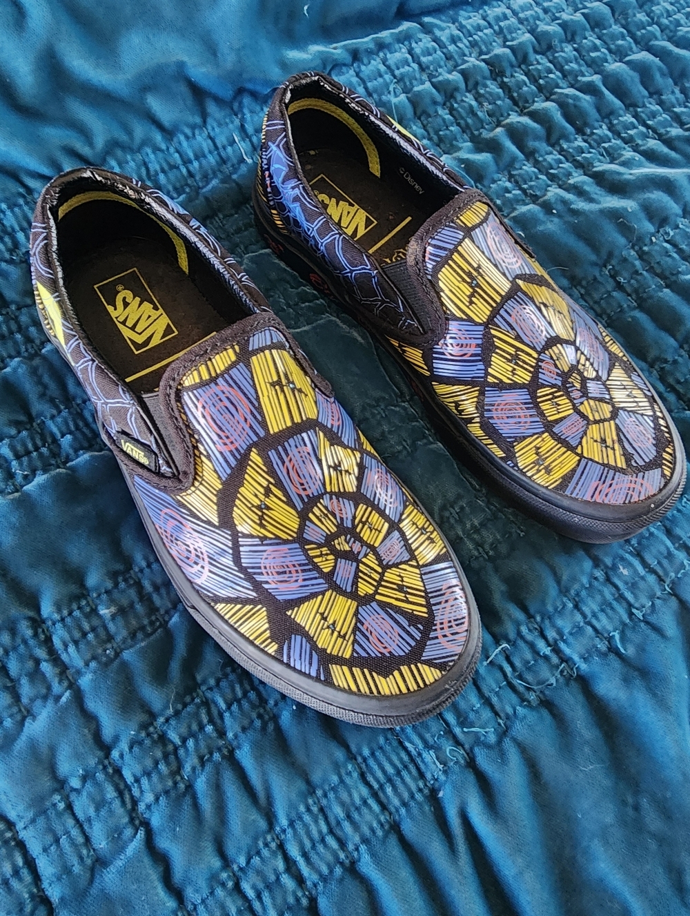 RARE Vans x Disney Nightmare Before Christmas Slip Ons